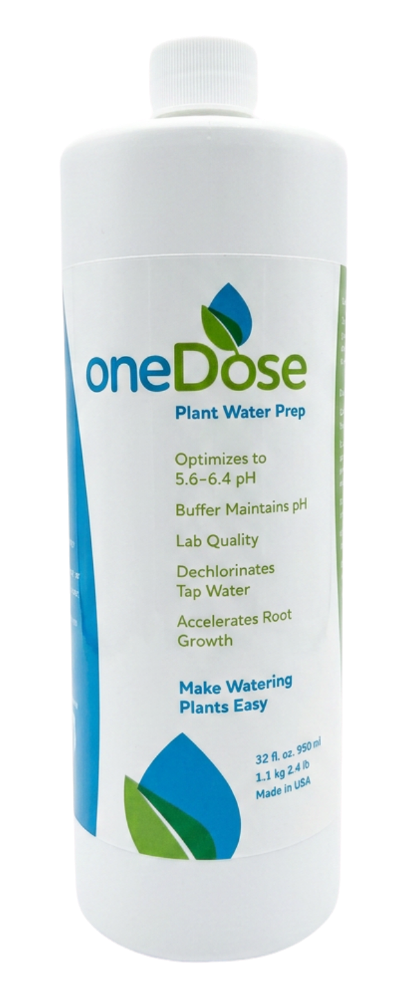 OneDose 32 oz Plant Water Prep pH buffer and dechlorinator bottle